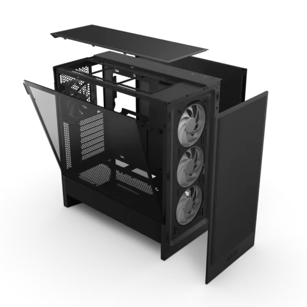 NZXT H5 Flow RGB (2024) - Noir – Image 3