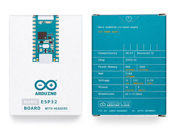 Arduino Nano ESP32 avec headers – Image 4