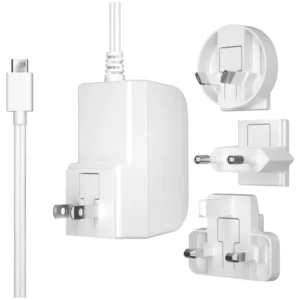 Alimentation pour Raspberry Pi 4 USB-C blanc avec Adaptateurs secteur