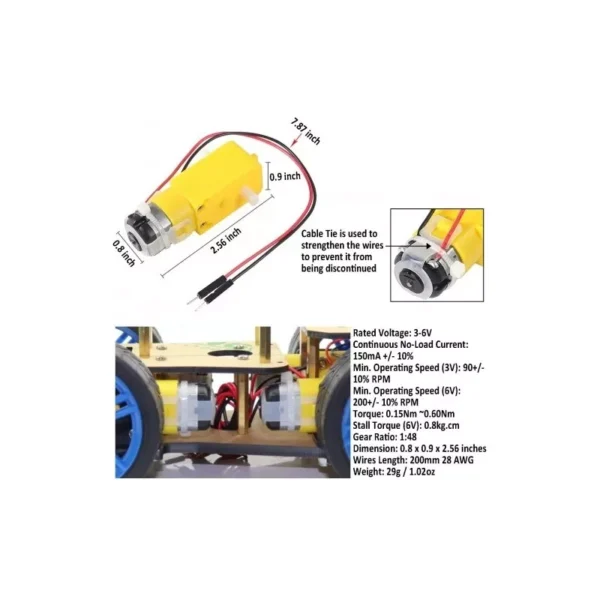 Kit robot châssis de voiture pour Raspberry Pi et Arduino – Image 3